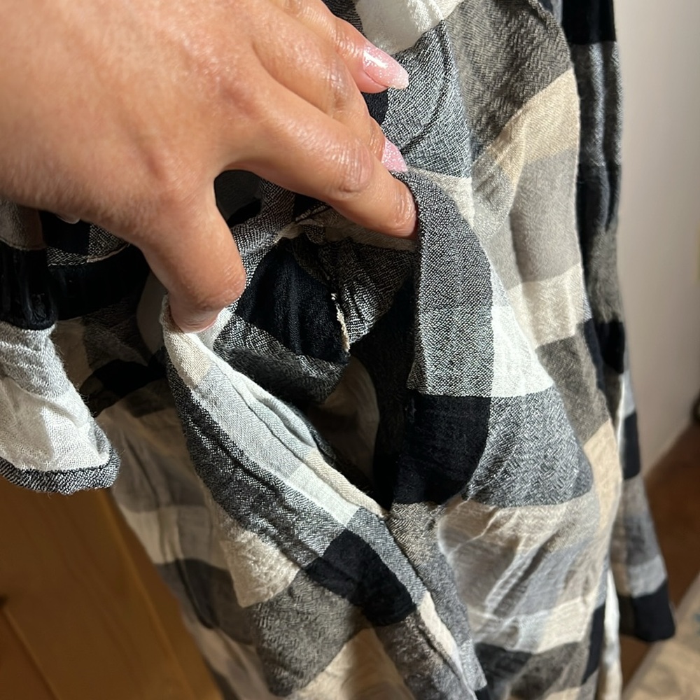 ANTHROPOLOGIE x Maeve Plaid Kimono Tie Dress - Picture 8 of 10